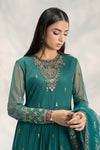 3 Piece Embroidered Linen Suit