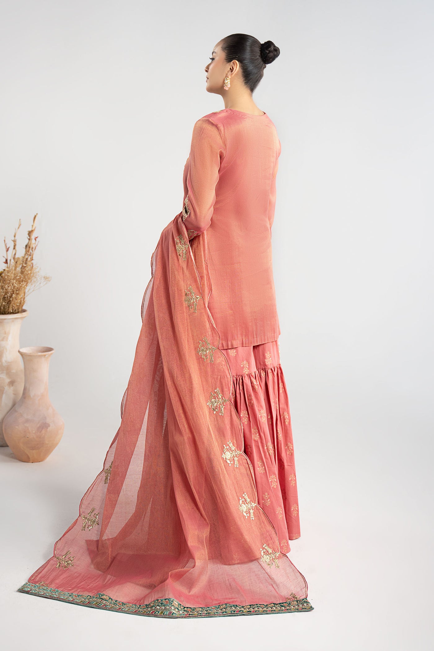 3 Piece Embroidered Masoori Suit