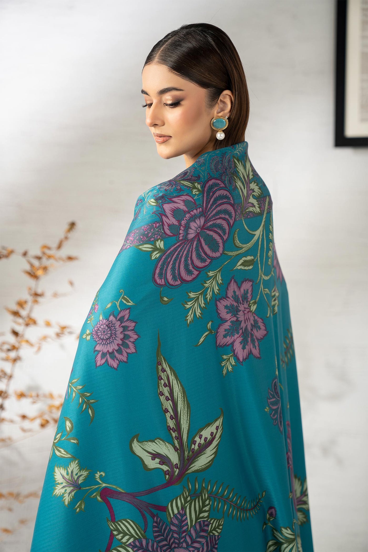 3 Piece Embroidered Viscose Suit