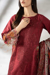 3 Piece Embroidered Viscose Suit