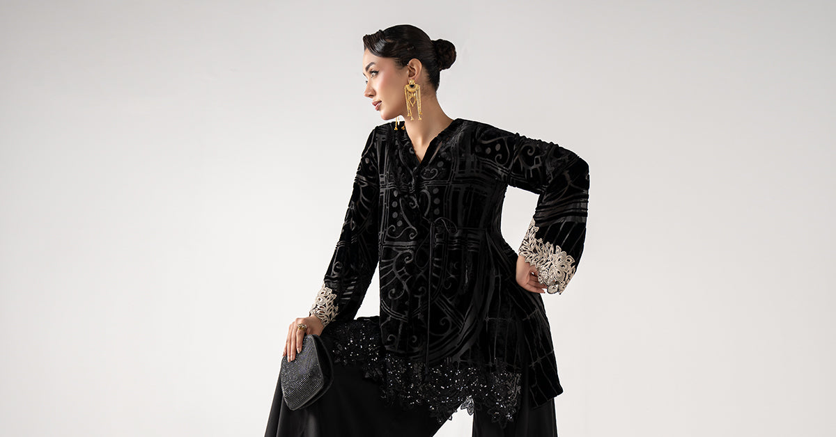 3 Piece Embroidered Palachi Suit