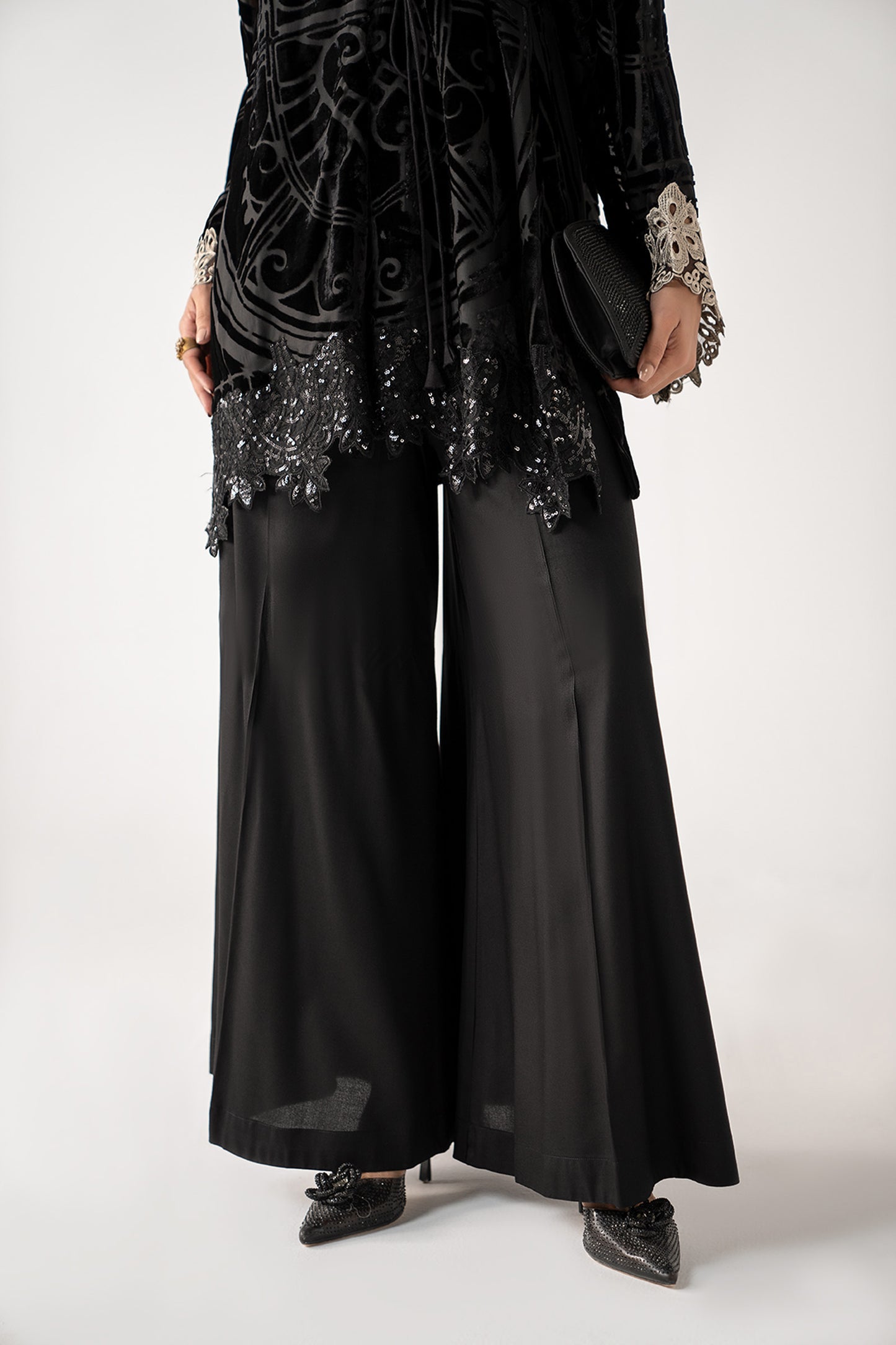 3 Piece Embroidered Palachi Suit