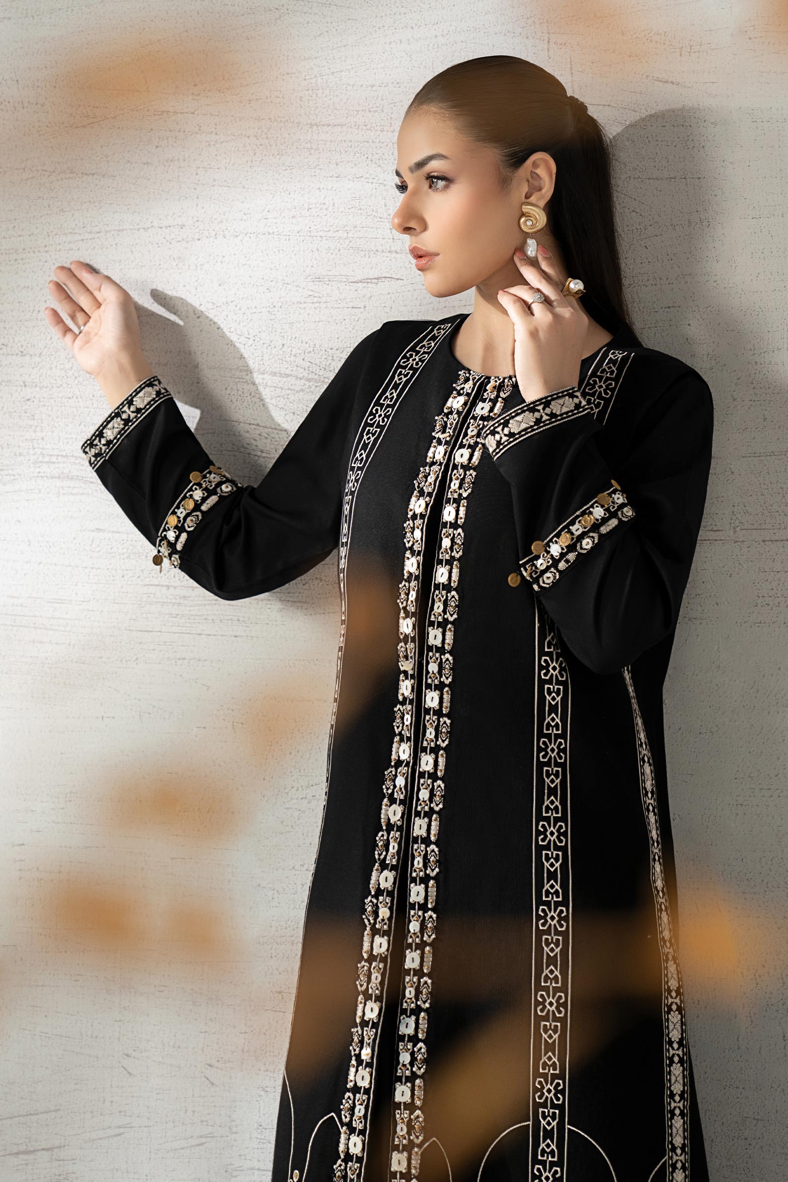 3 Piece Embroidered Khaddar Suit