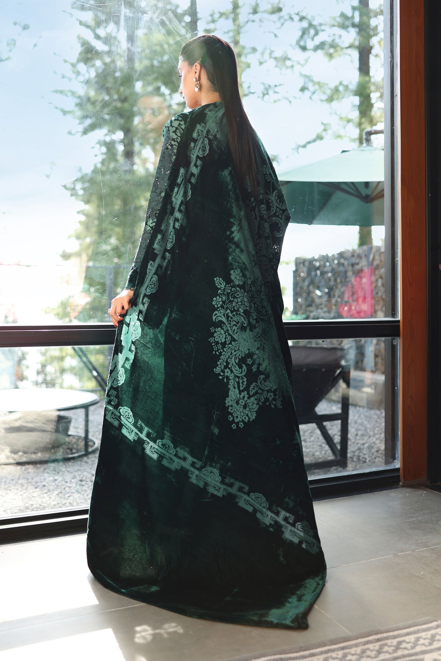 3 Piece Embroidered Palachi Suit