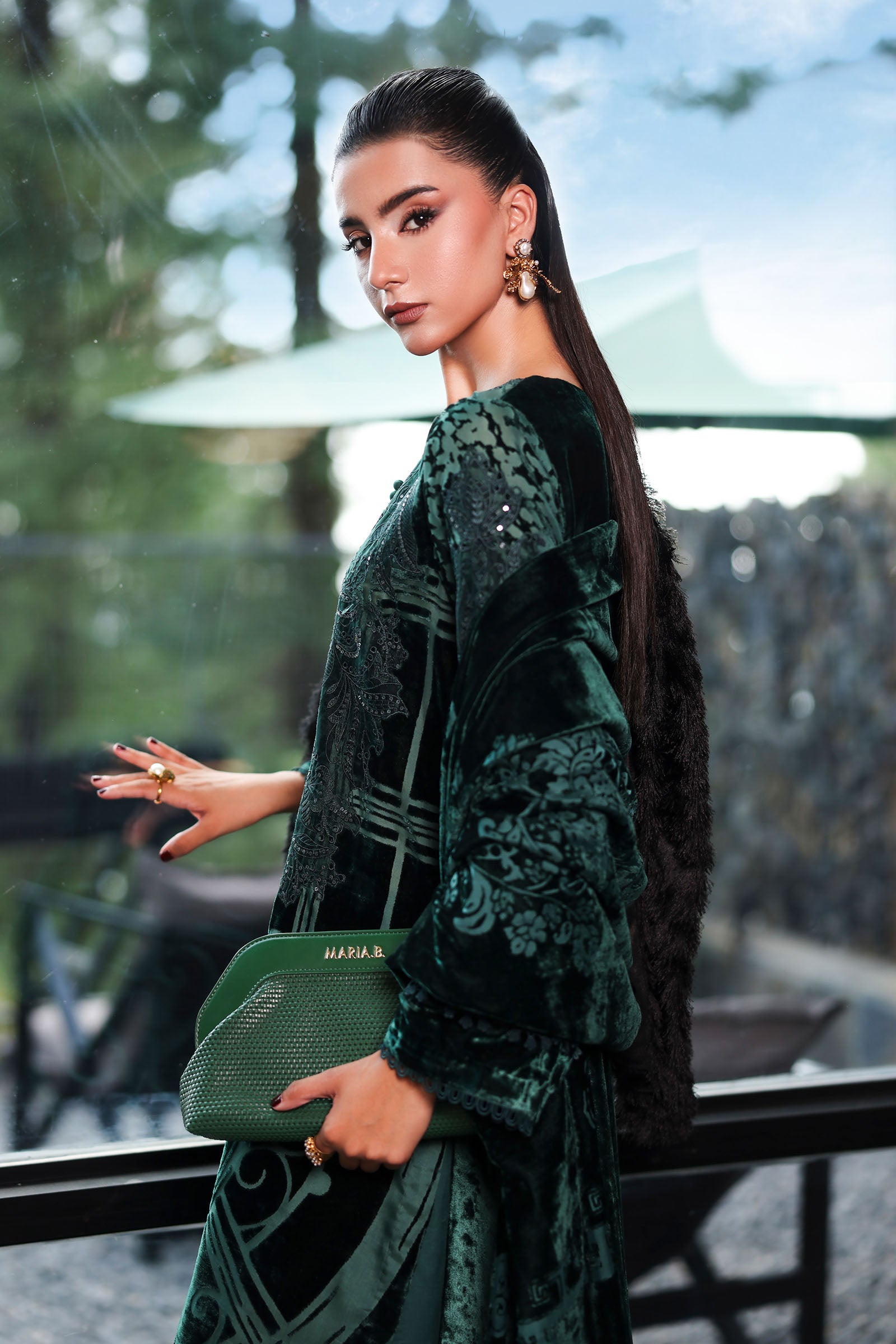 3 Piece Embroidered Palachi Suit