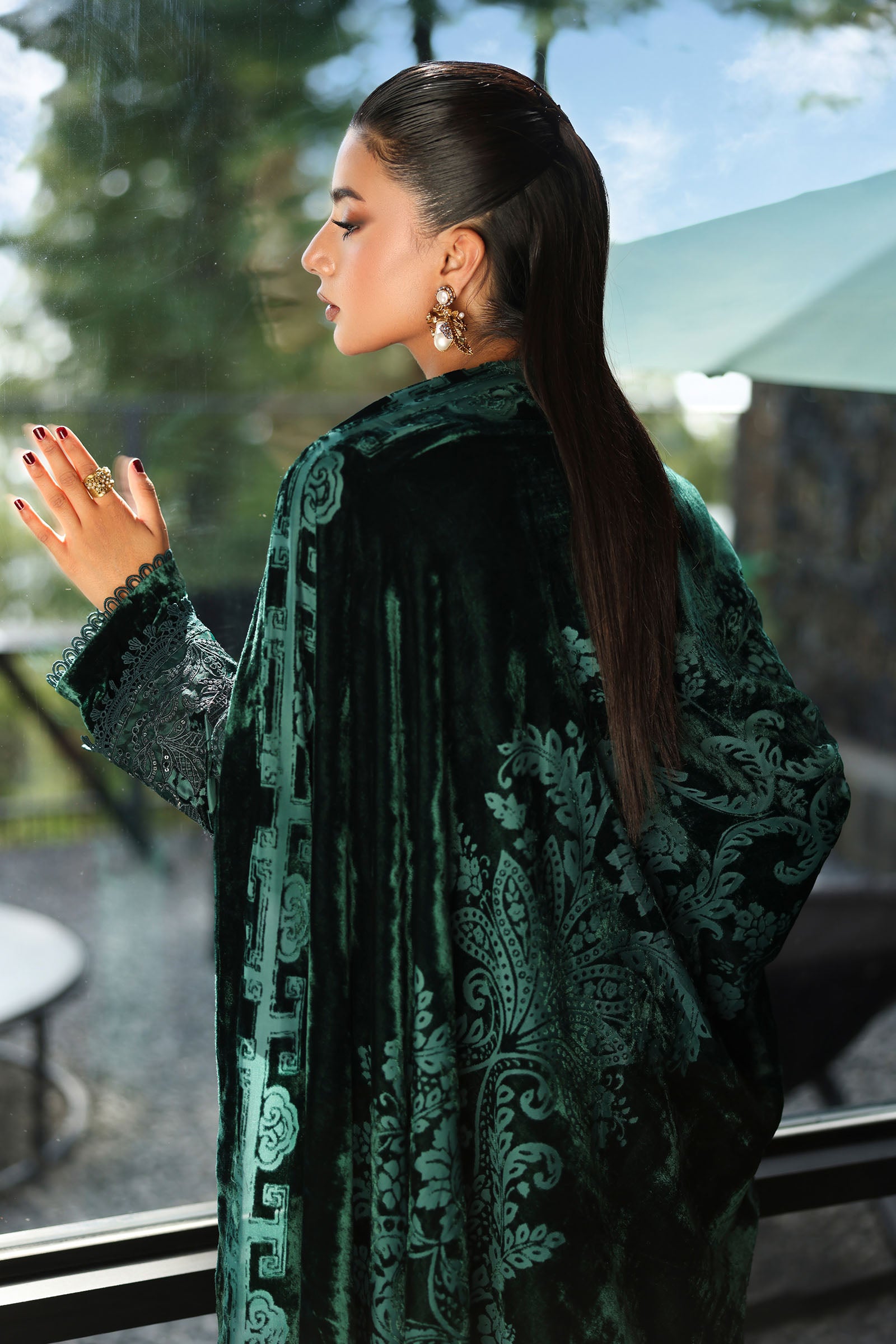 3 Piece Embroidered Palachi Suit