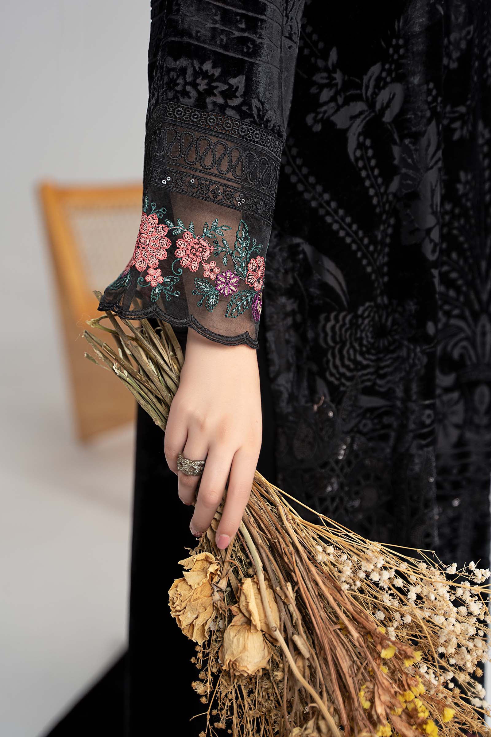 3 Piece Embroidered Palachi Suit