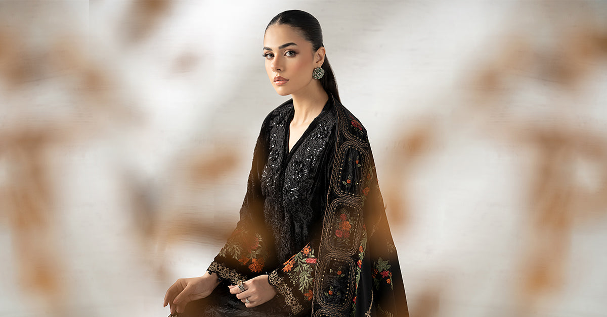 3 Piece Embroidered Palachi Suit