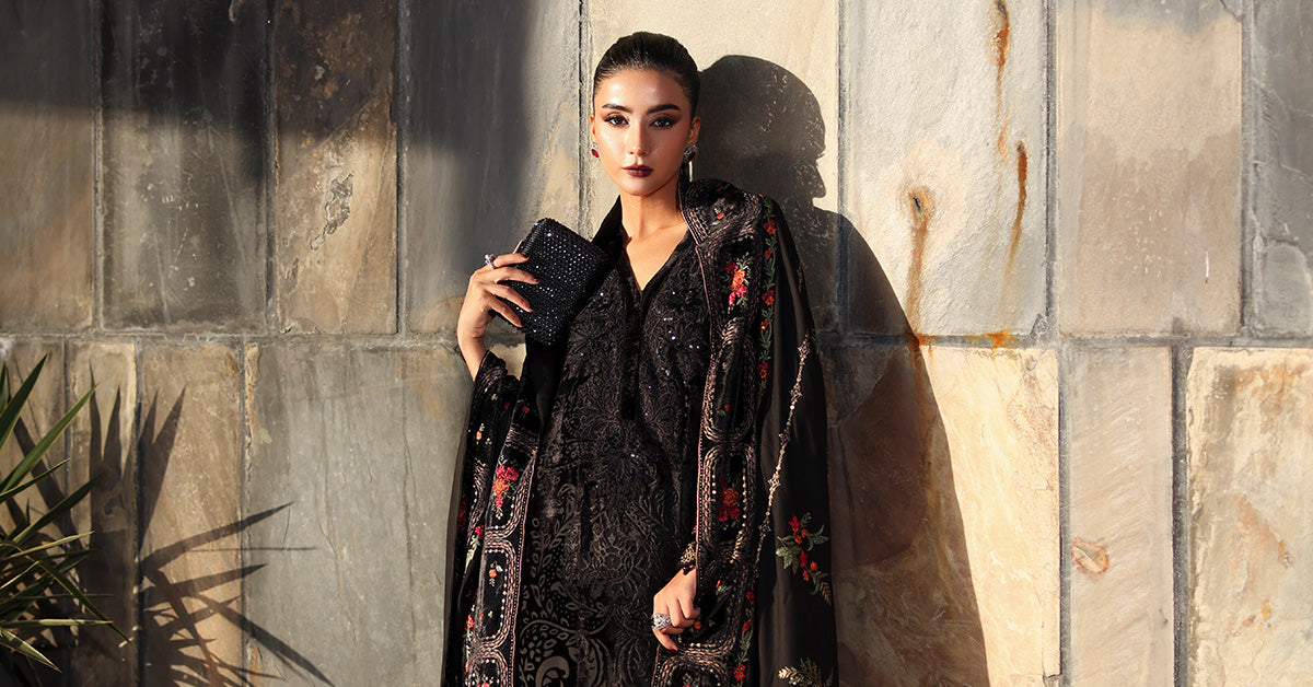 3 Piece Embroidered Palachi Suit