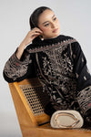 3 Piece Embroidered Linen Suit