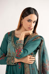 3 Piece Embroidered Linen Suit