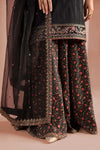 3 Piece Embroidered Linen Suit