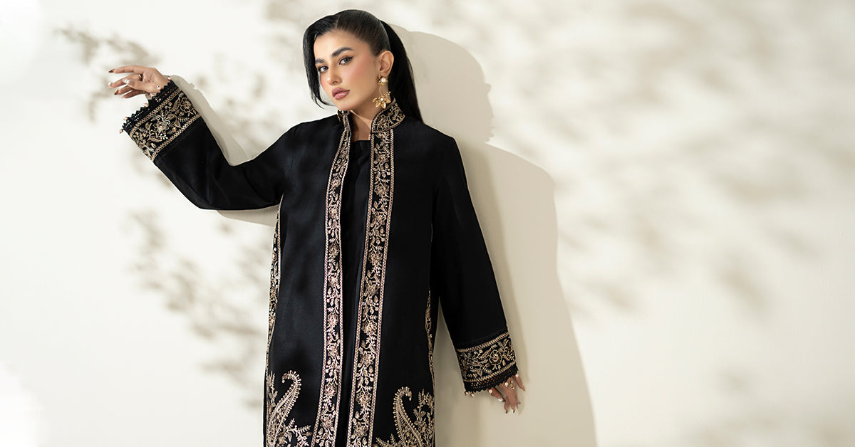 3 Piece Embroidered Khaddar Suit