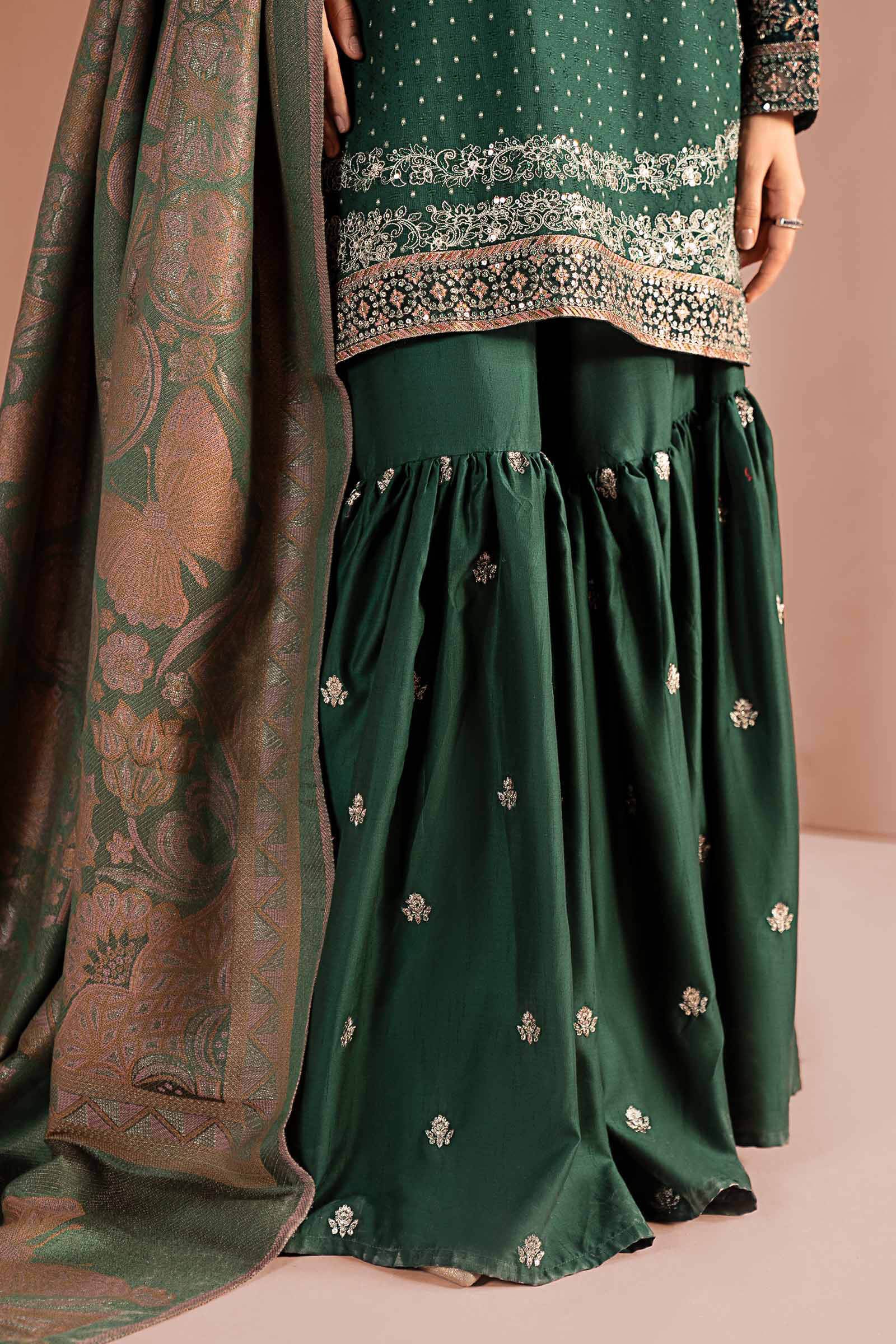 3 Piece Embroidered Viscose Suit