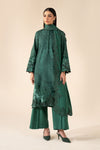 3 Piece Embroidered Cotton Jacquard Suit