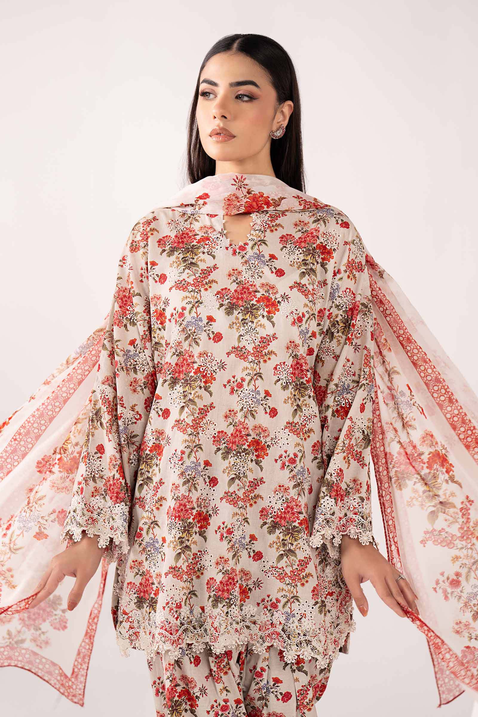 3 Piece Embroidered Lawn Suit