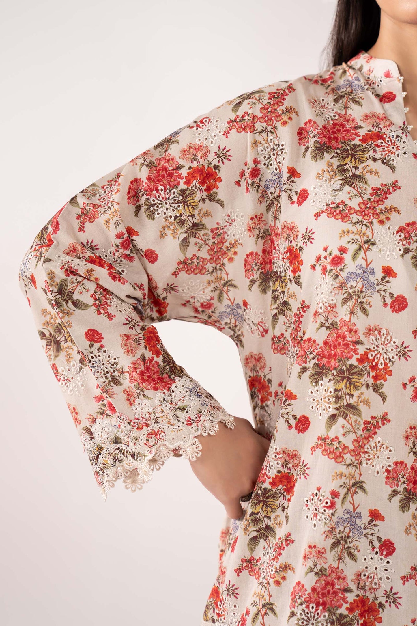 3 Piece Embroidered Lawn Suit