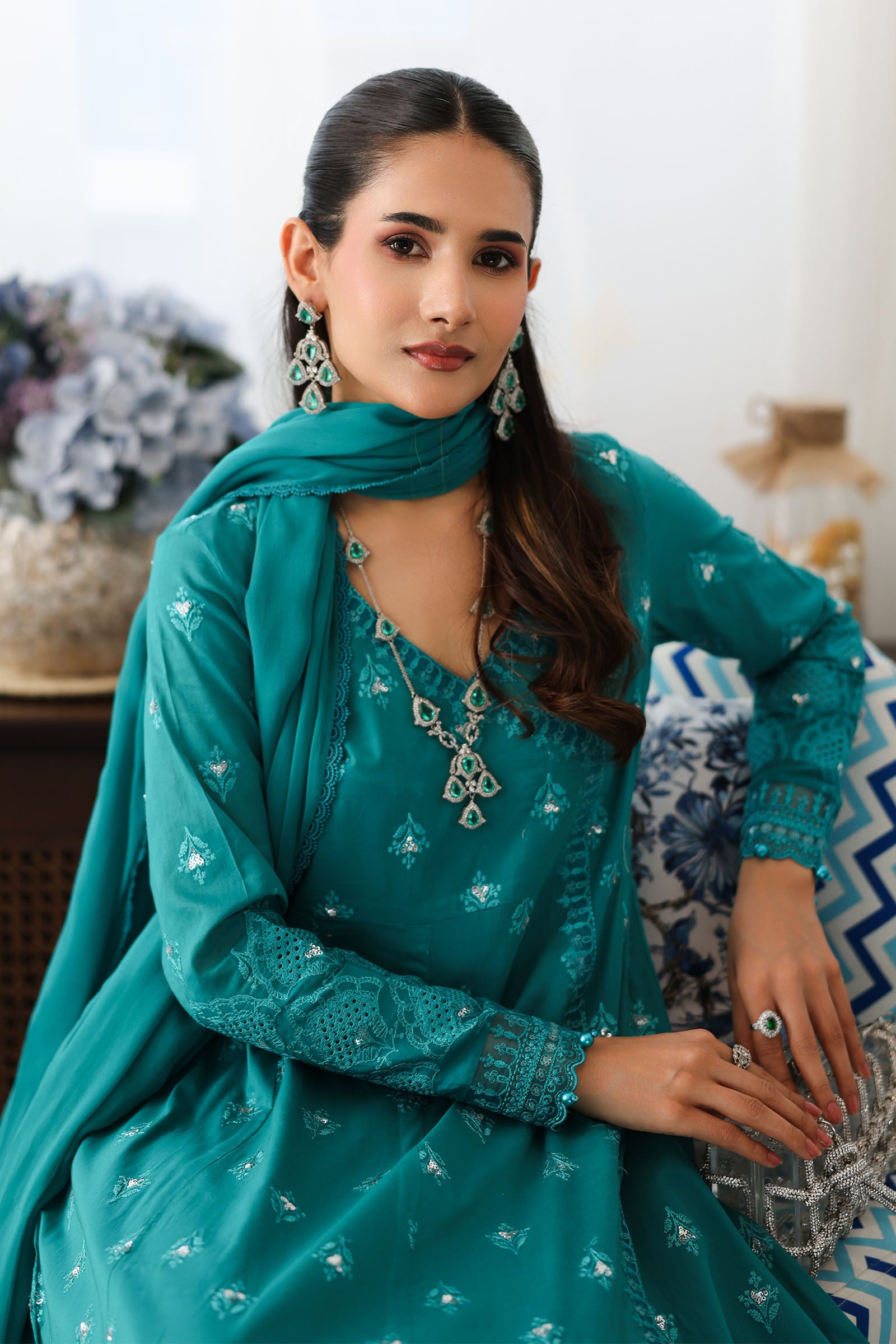 3 Piece Embroidered Lawn Suit