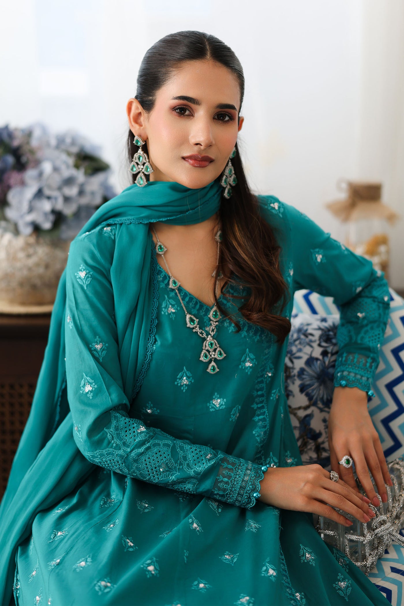 3 Piece Embroidered Lawn Suit