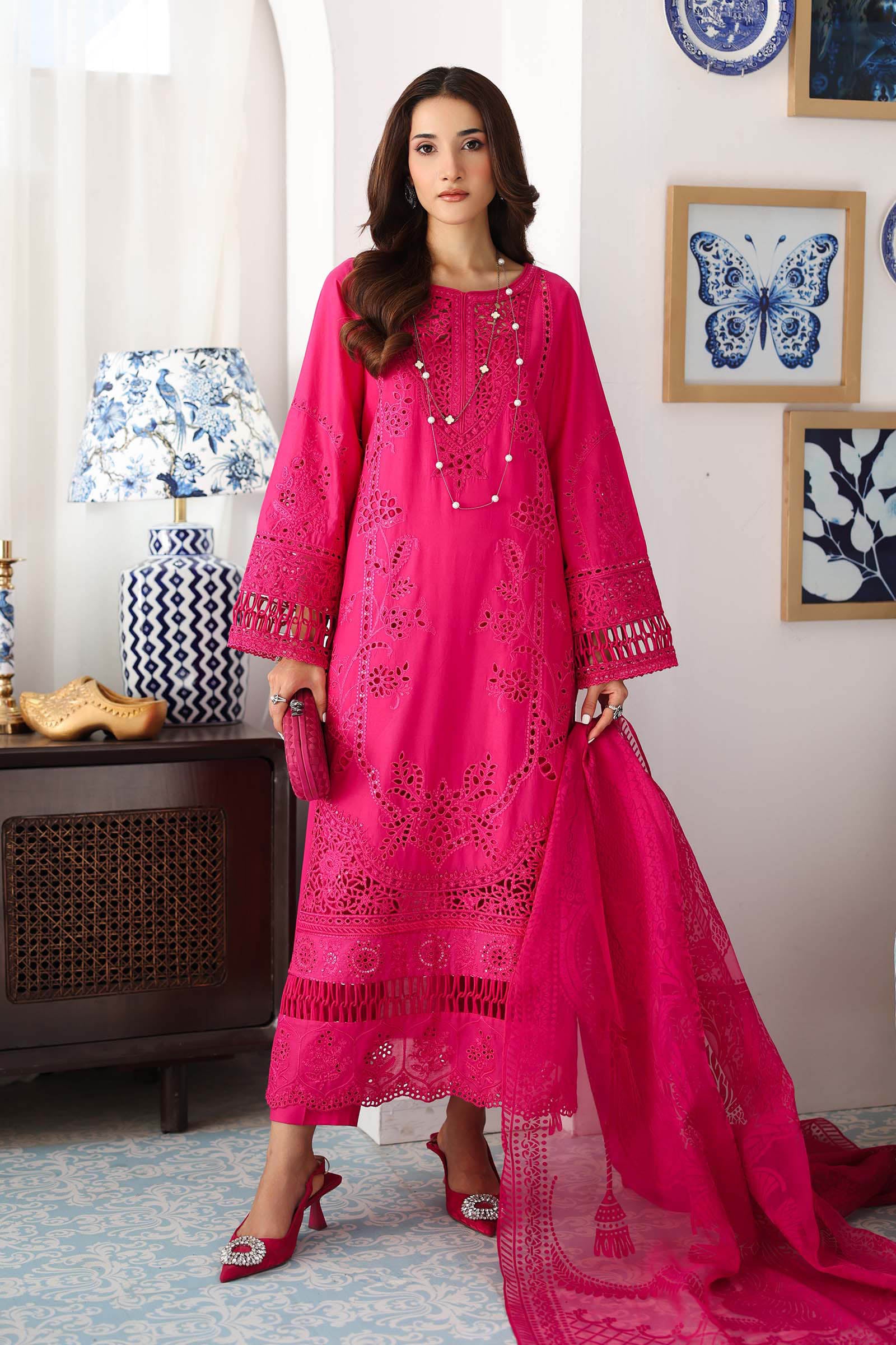 3 Piece Embroidered Lawn Suit