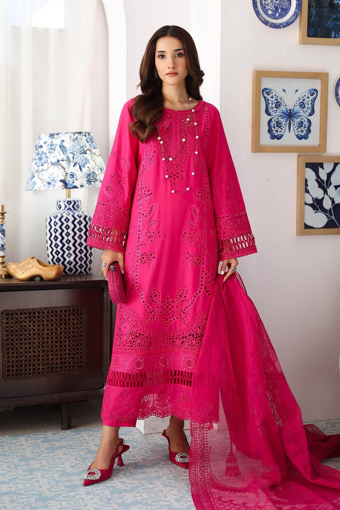 3 Piece Embroidered Lawn Suit