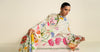 3 Piece Embroidered Raw Silk Suit