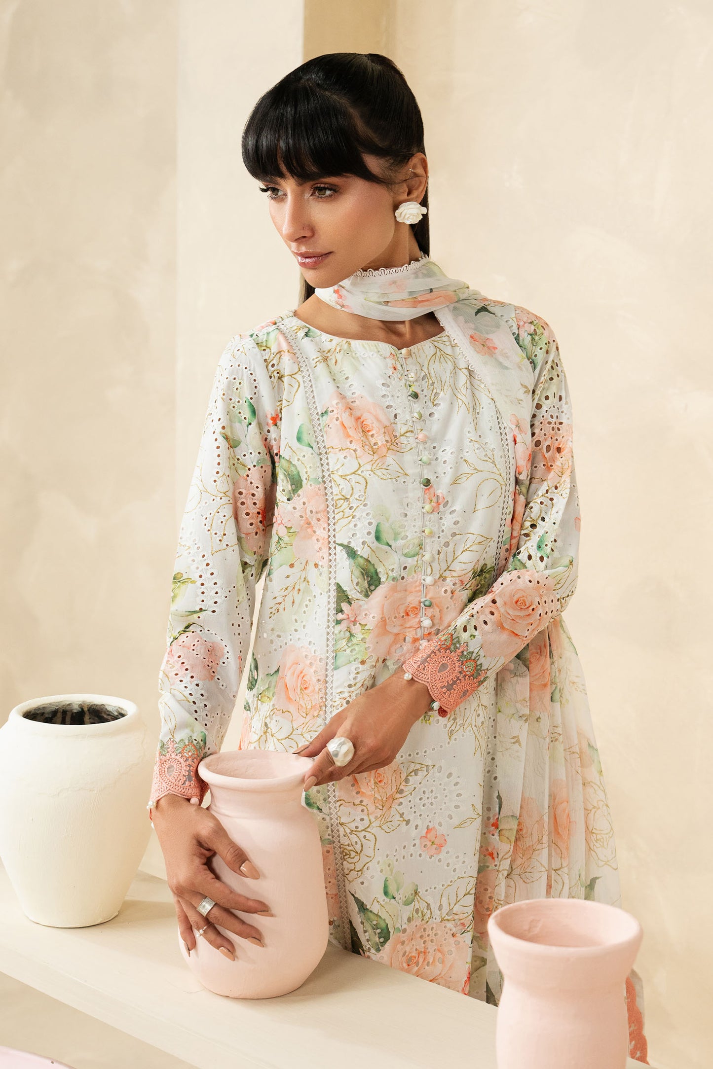 3 Piece Embroidered Lawn Suit