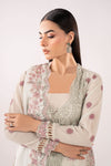3 Piece Embroidered Paper Cotton Suit
