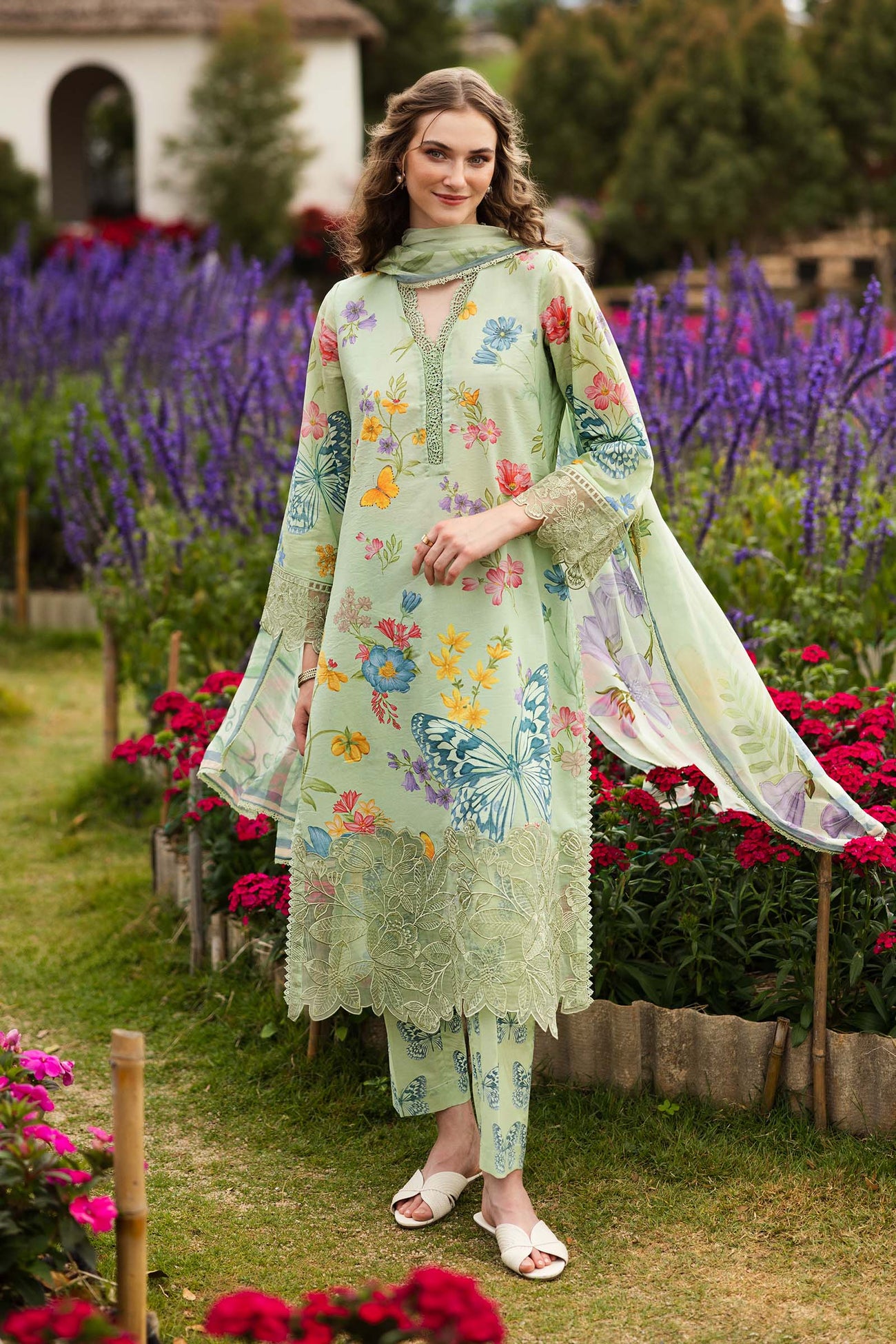 3 Piece Embroidered Lawn Suit