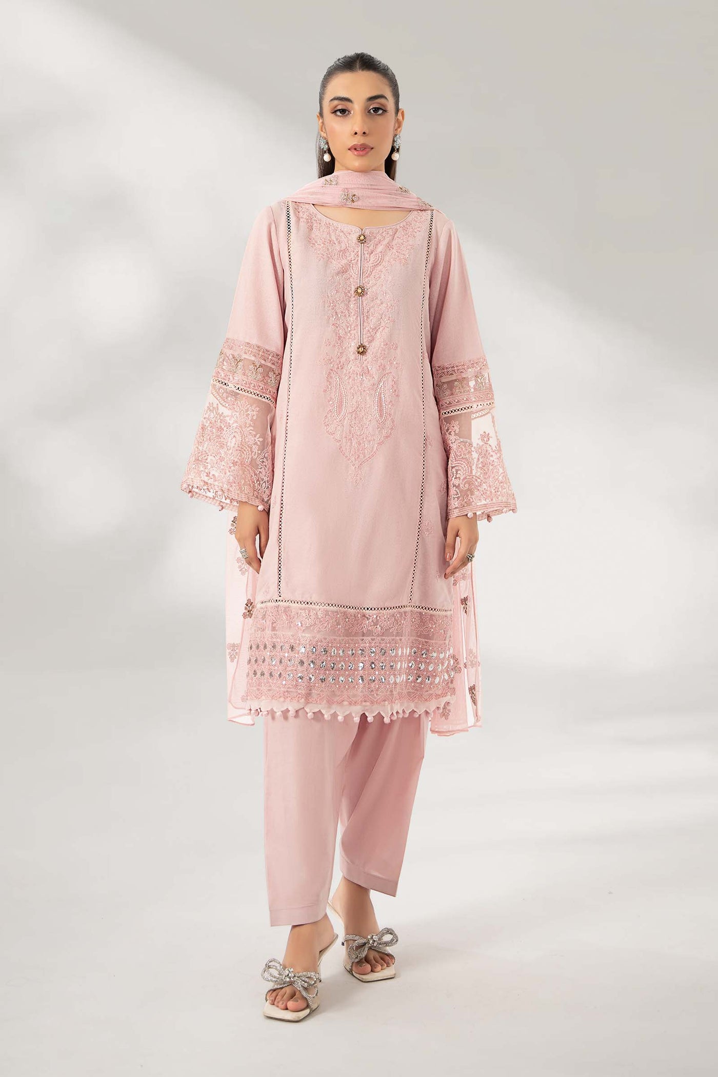 3 Piece Embroidered Lawn Suit