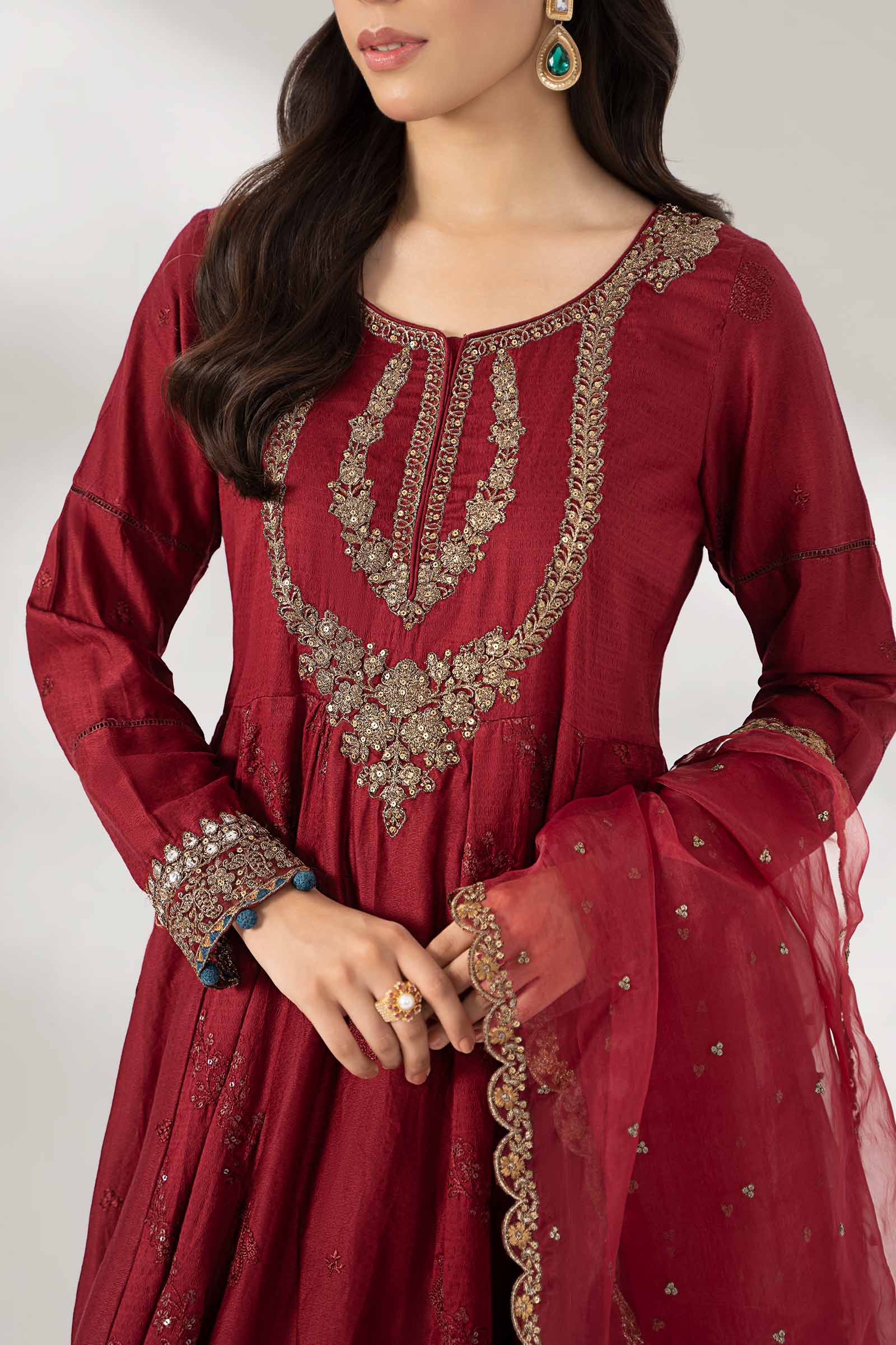 3 Piece Embroidered Lawn Suit