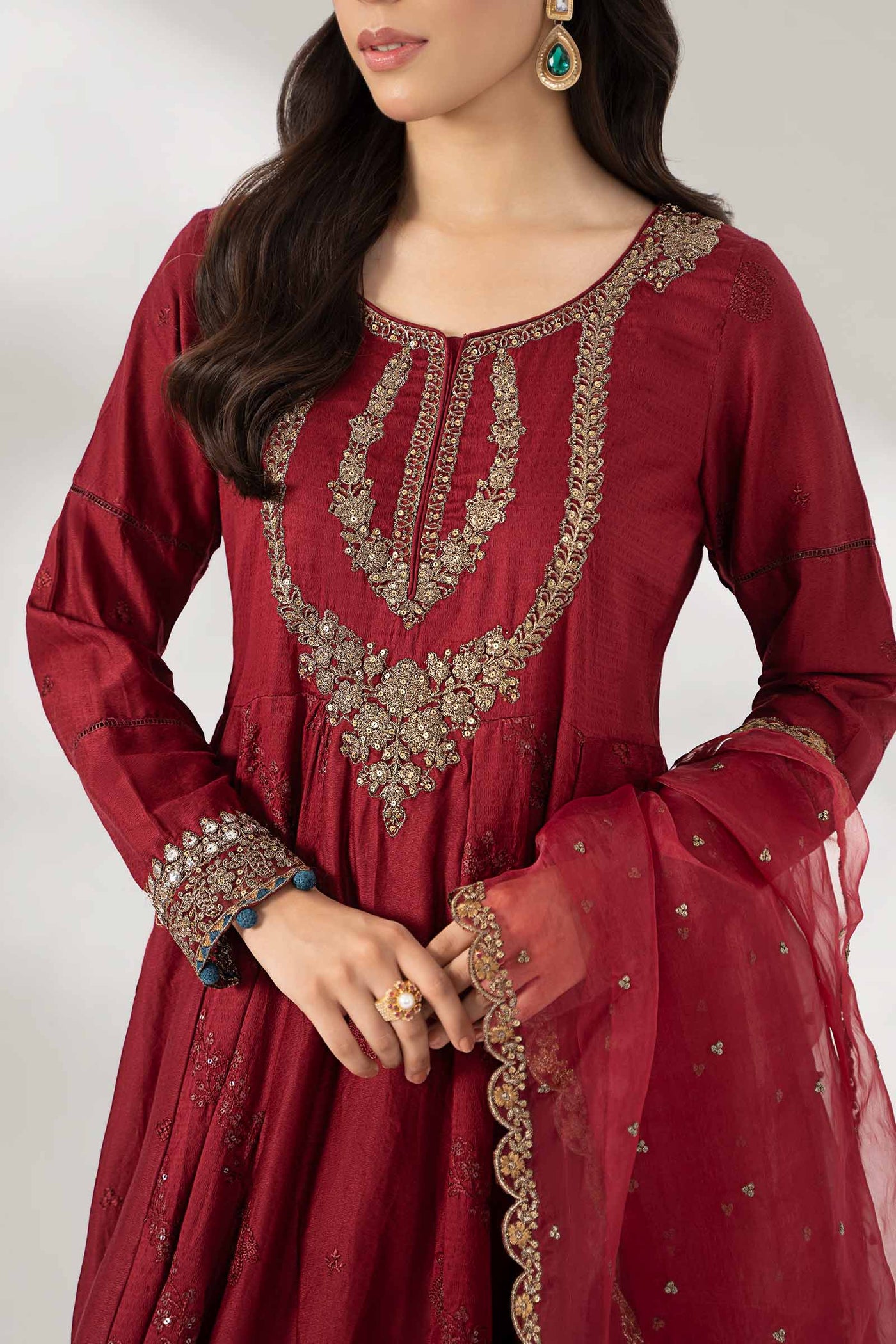 3 Piece Embroidered Lawn Suit