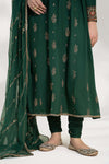 3 Piece Embroidered Cotton Net Suit