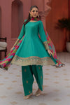 3 Piece Embroidered Self Jacquard Lawn Suit