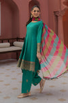 3 Piece Embroidered Self Jacquard Lawn Suit