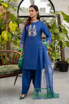 3 Piece Embroidered Self Jacquard Lawn Suit