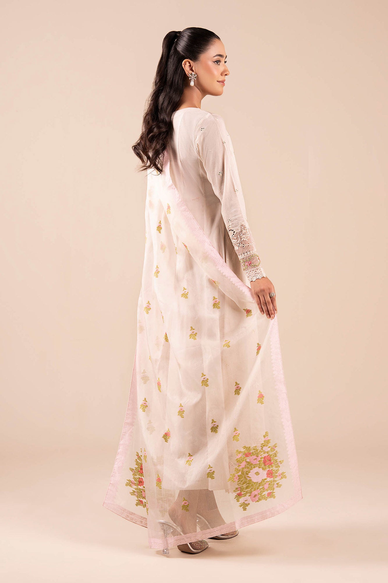 3 Piece Embroidered Lawn Suit |  DW-EA25-22