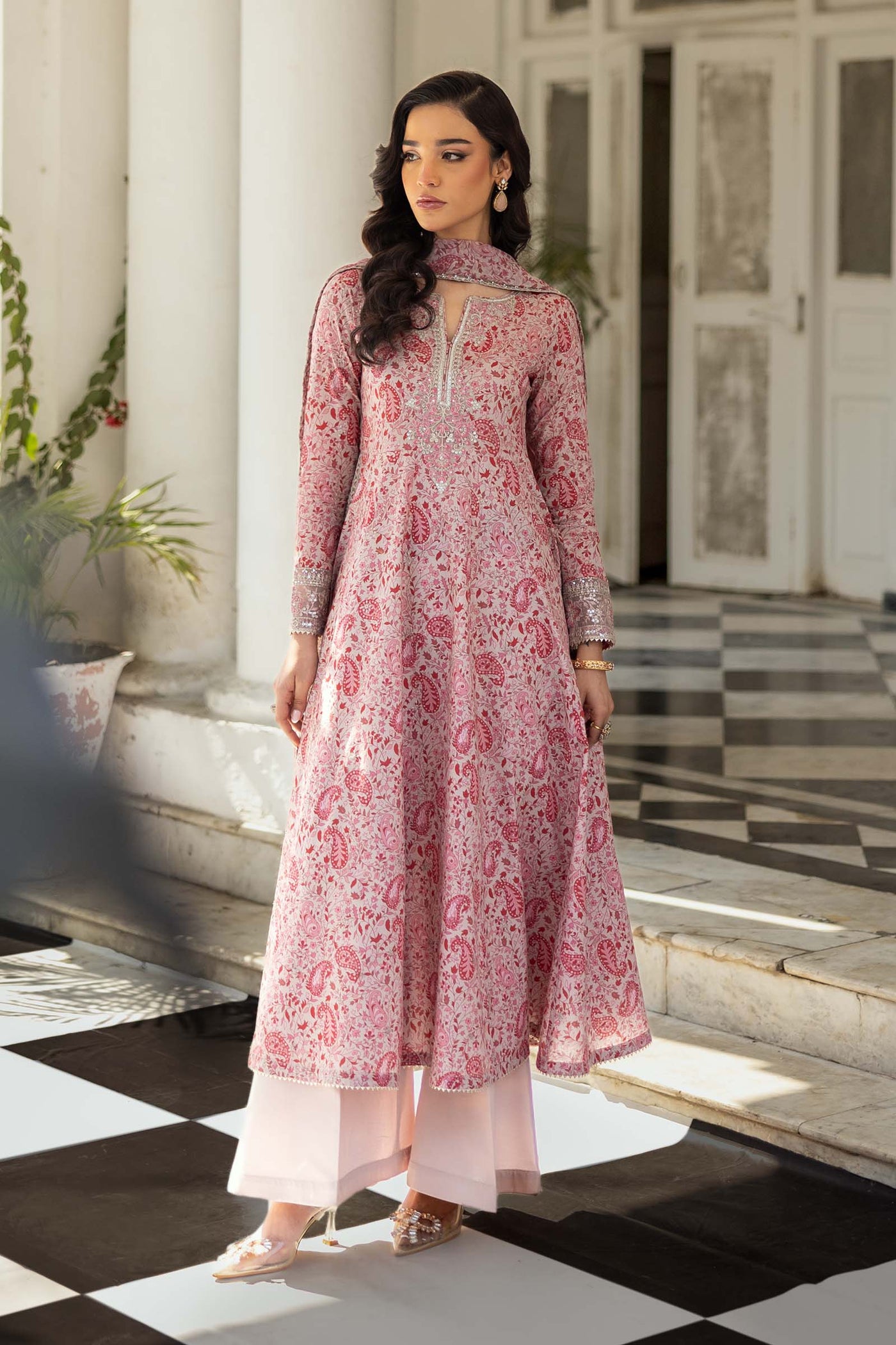 3 Piece Embroidered Lawn Suit