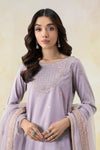 3 Piece Embroidered Dobby Lawn Suit