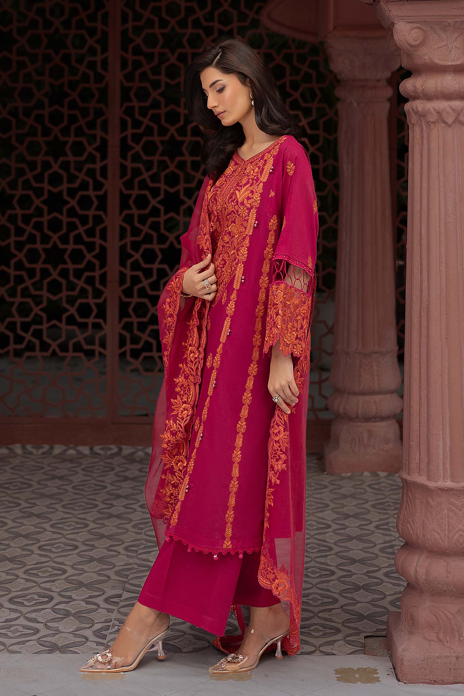 3 Piece Embroidered Lawn Suit