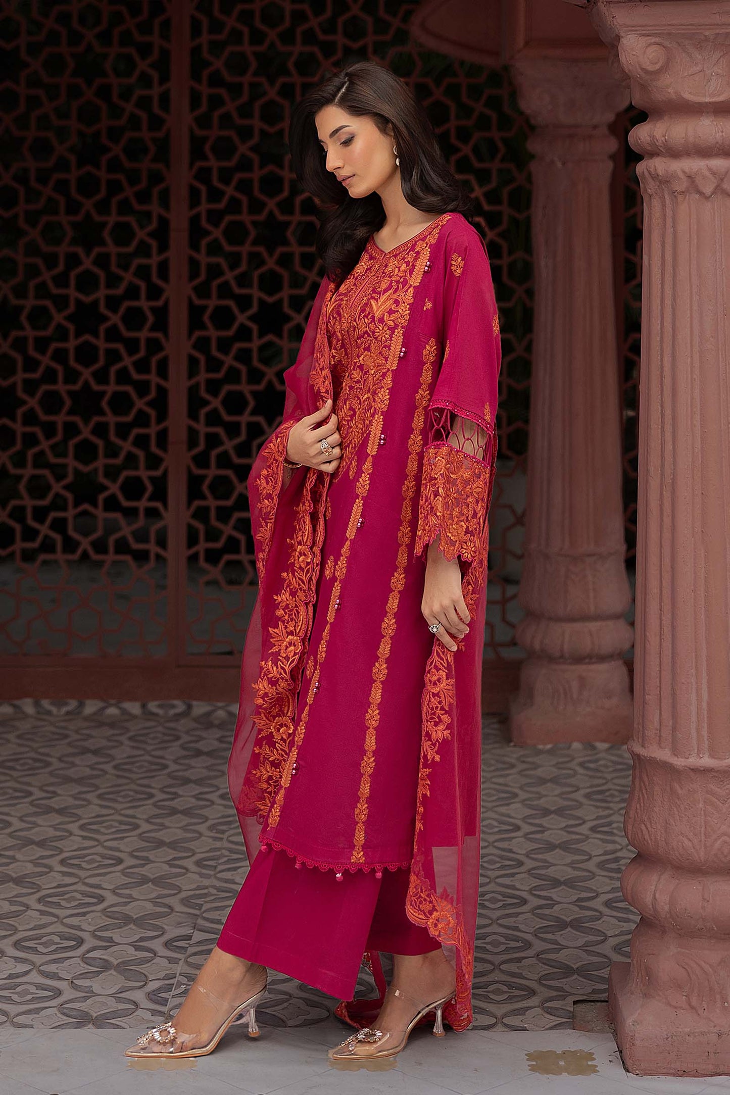 3 Piece Embroidered Lawn Suit