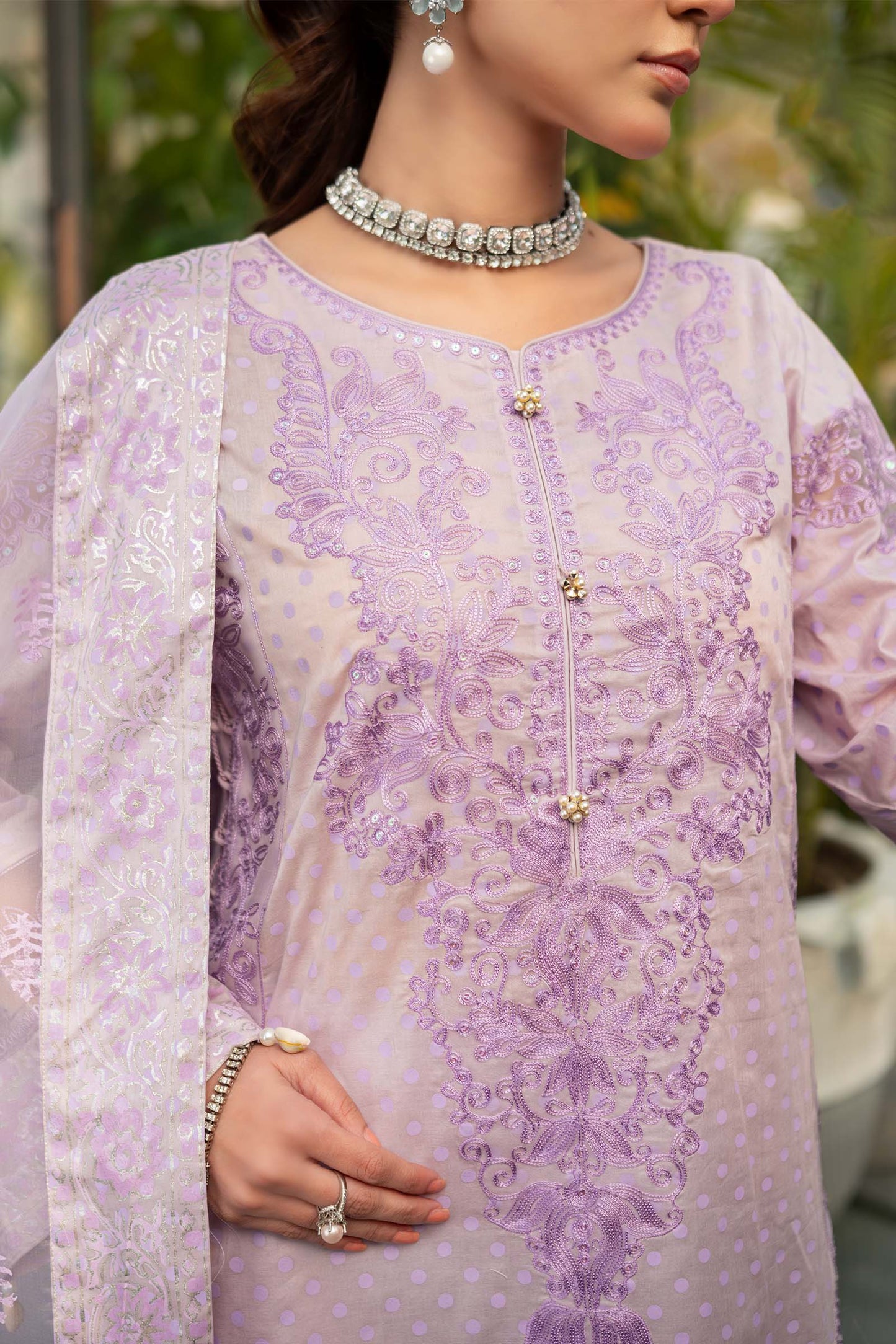 3 Piece Embroidered Lawn Suit