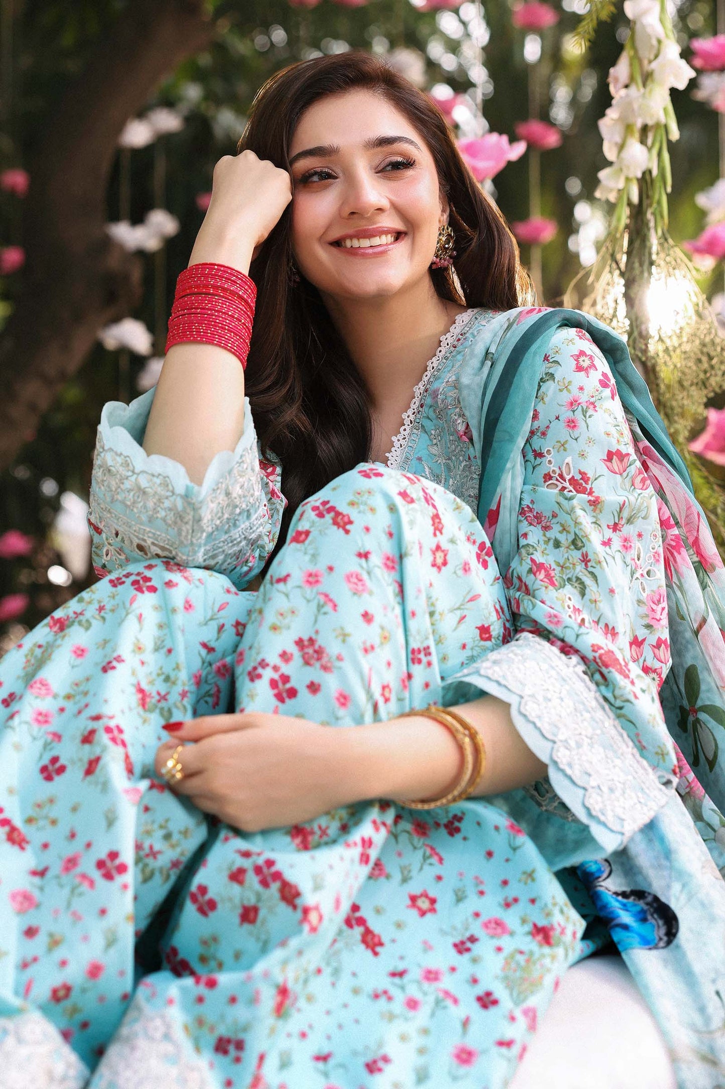 3 Piece Embroidered Lawn Suit