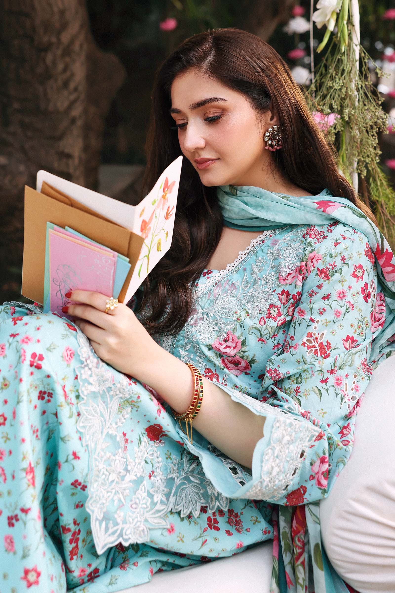 3 Piece Embroidered Lawn Suit