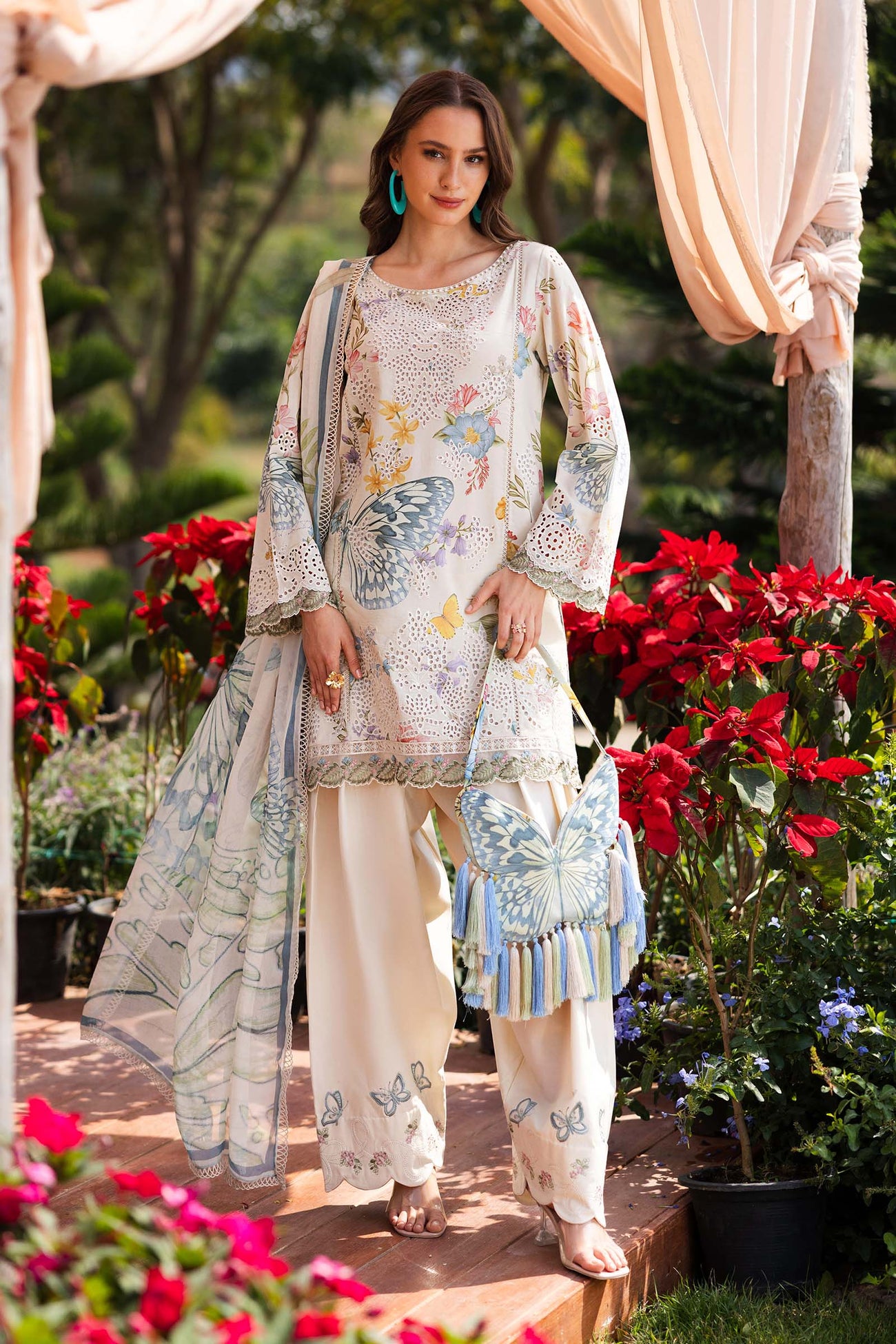 3 Piece Embroidered Lawn Suit