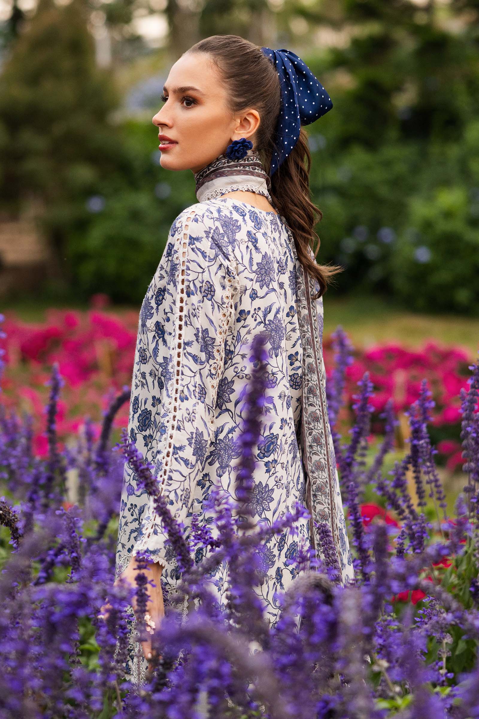 3 Piece Embroidered Raw Silk Suit