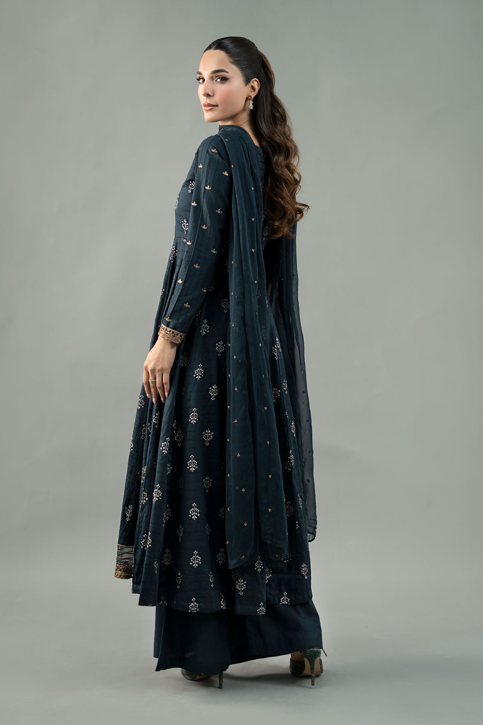 3 Piece Embroidered Suit