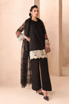 3 Piece Embroidered Organza Jacquard Suit