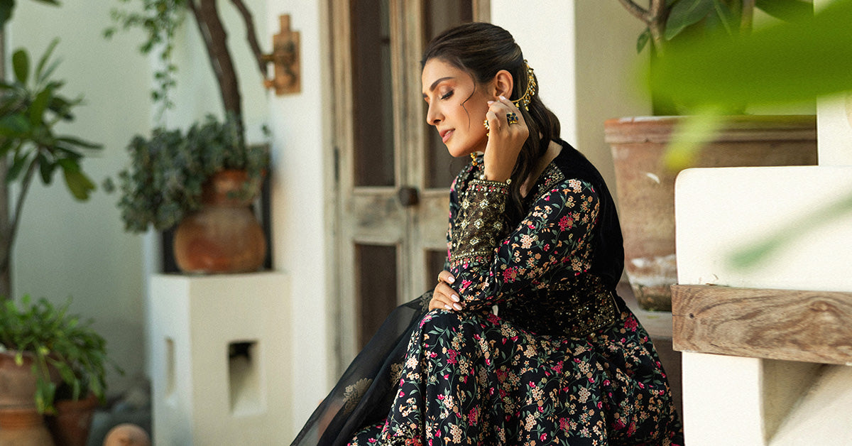 3 Piece Embroidered Linen Suit