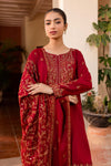 3 Piece Embroidered Linen Suit